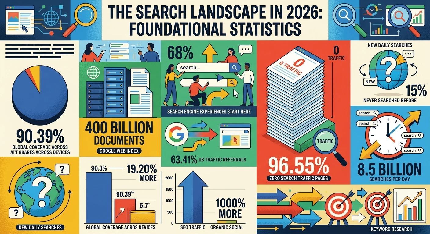 The Search Landscape in 2026: Foundational Statistics