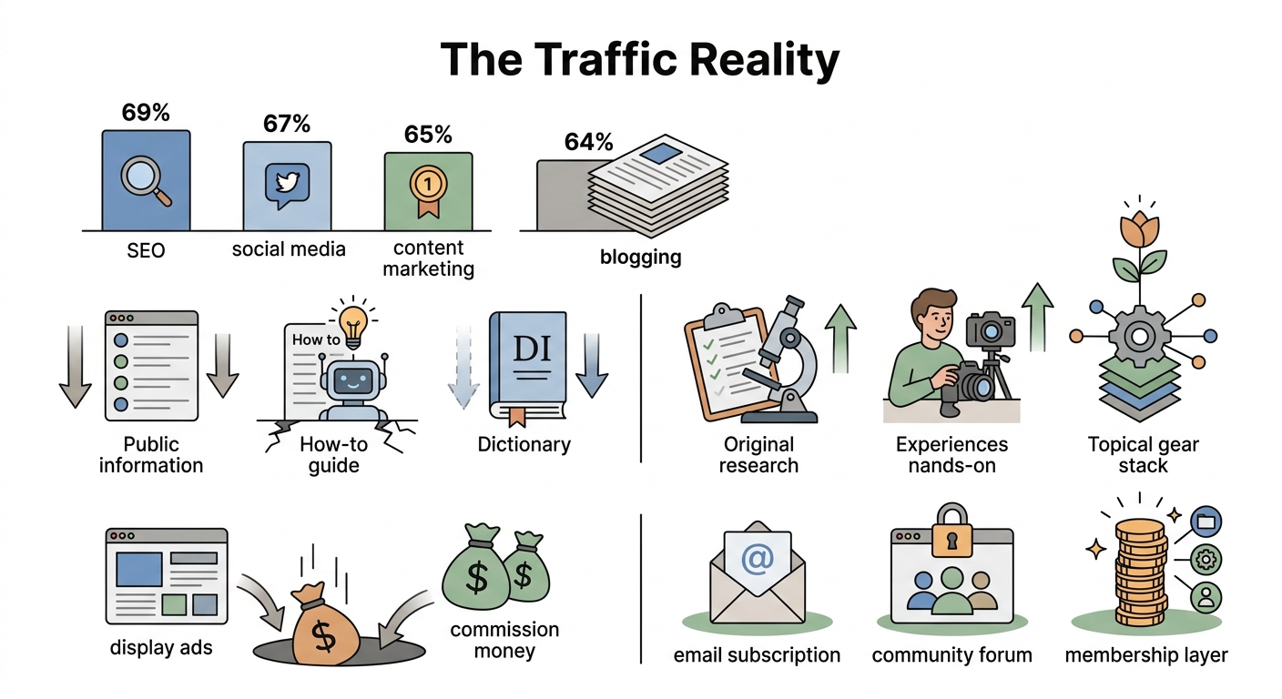 Traffic, Revenue, and What Is Actually Working