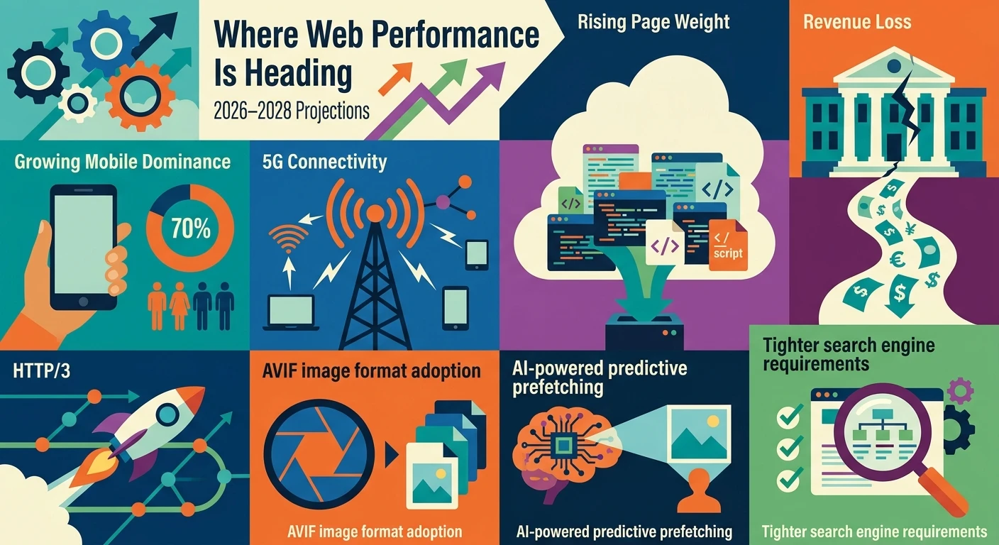 Where Web Performance Is Heading: 2026โ2028 Projections