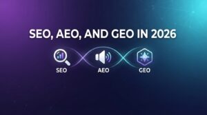 SEO, AEO, and GEO in 2026