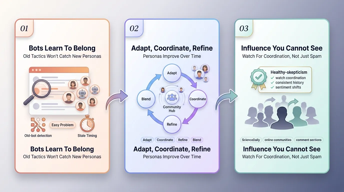 AI Fake Personas Can Now Quietly Steer Online Communities