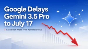 Google Delays Gemini 3.5 Pro to July 17 After Scrapping the Base Model, as Alphabet Sheds $225 Billion