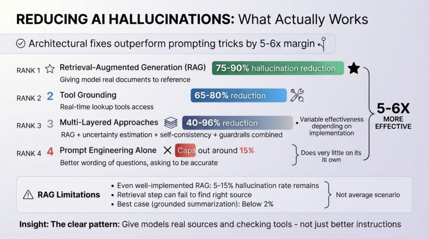 What Actually Reduces Hallucinations (And What Doesn't)