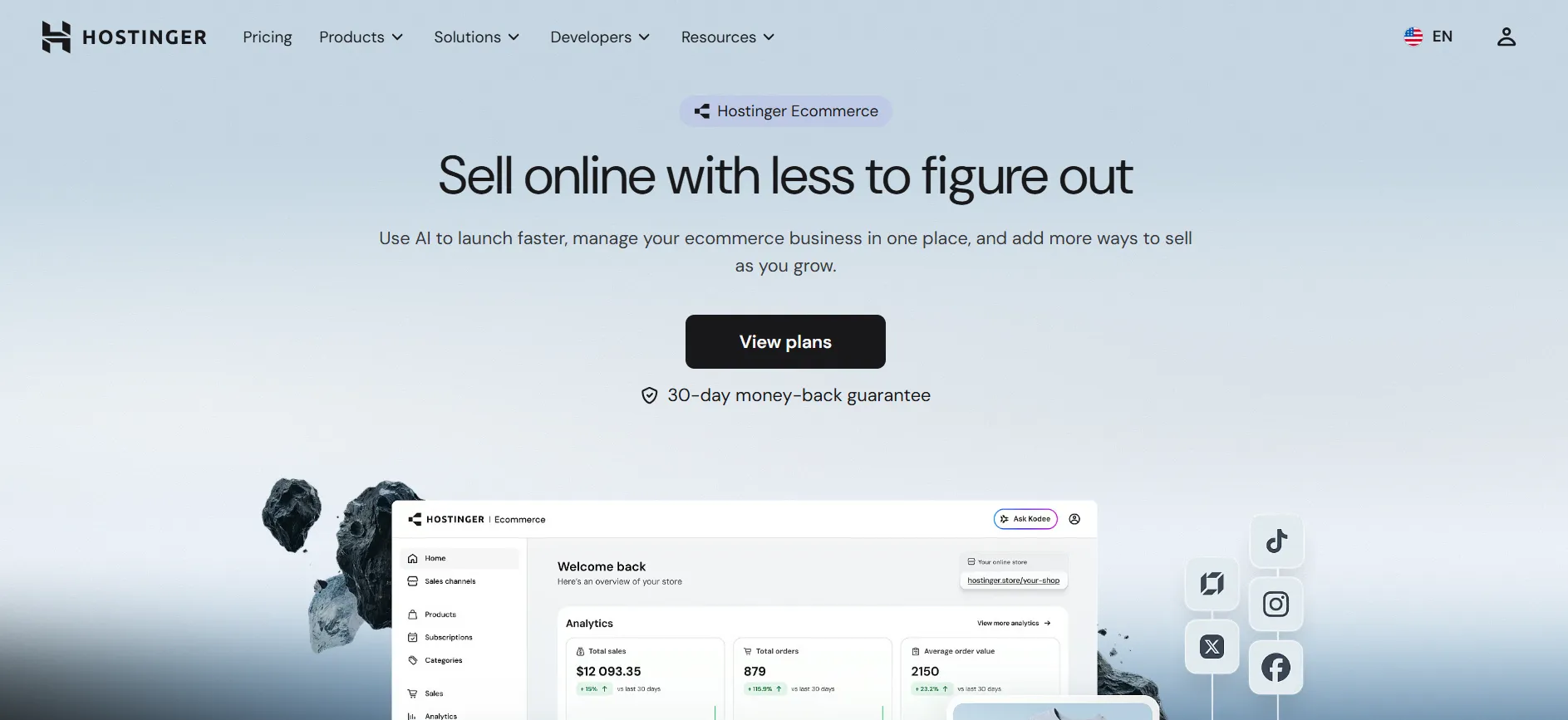 Hostinger Ecommerce