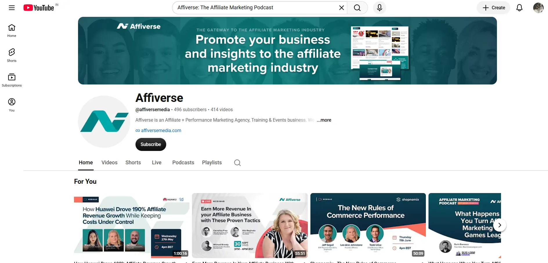 Affiverse The Affiliate Marketing Podcast