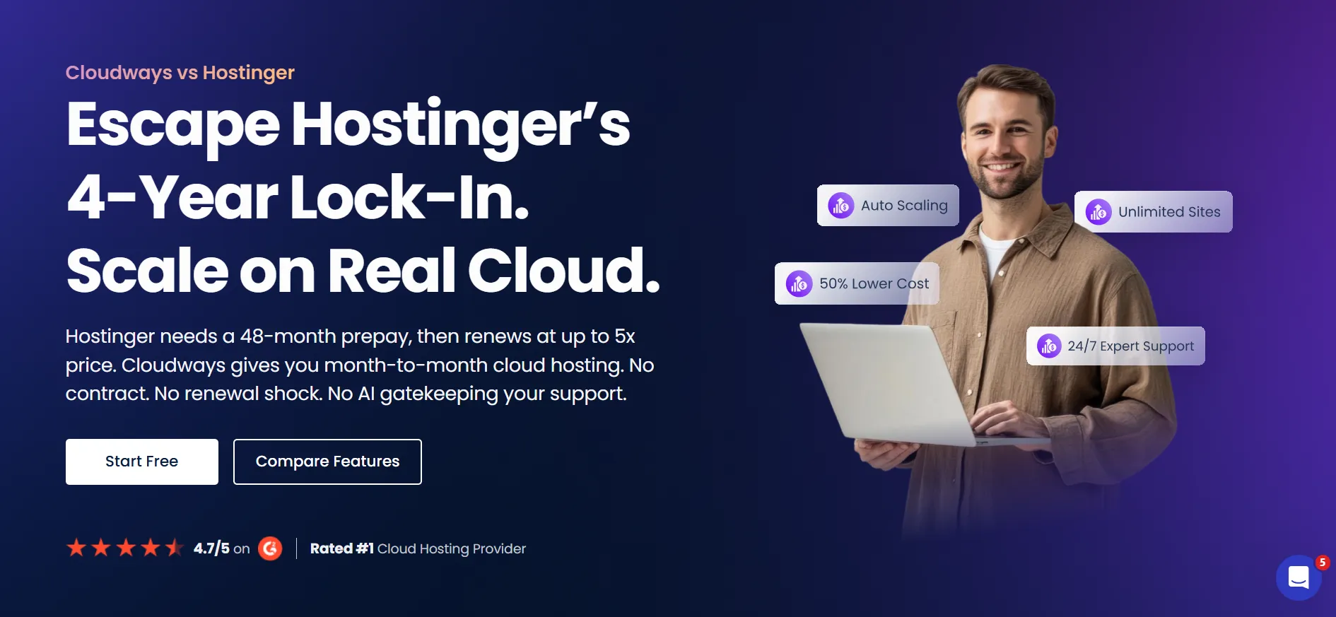 Cloudways vs Hostinger
