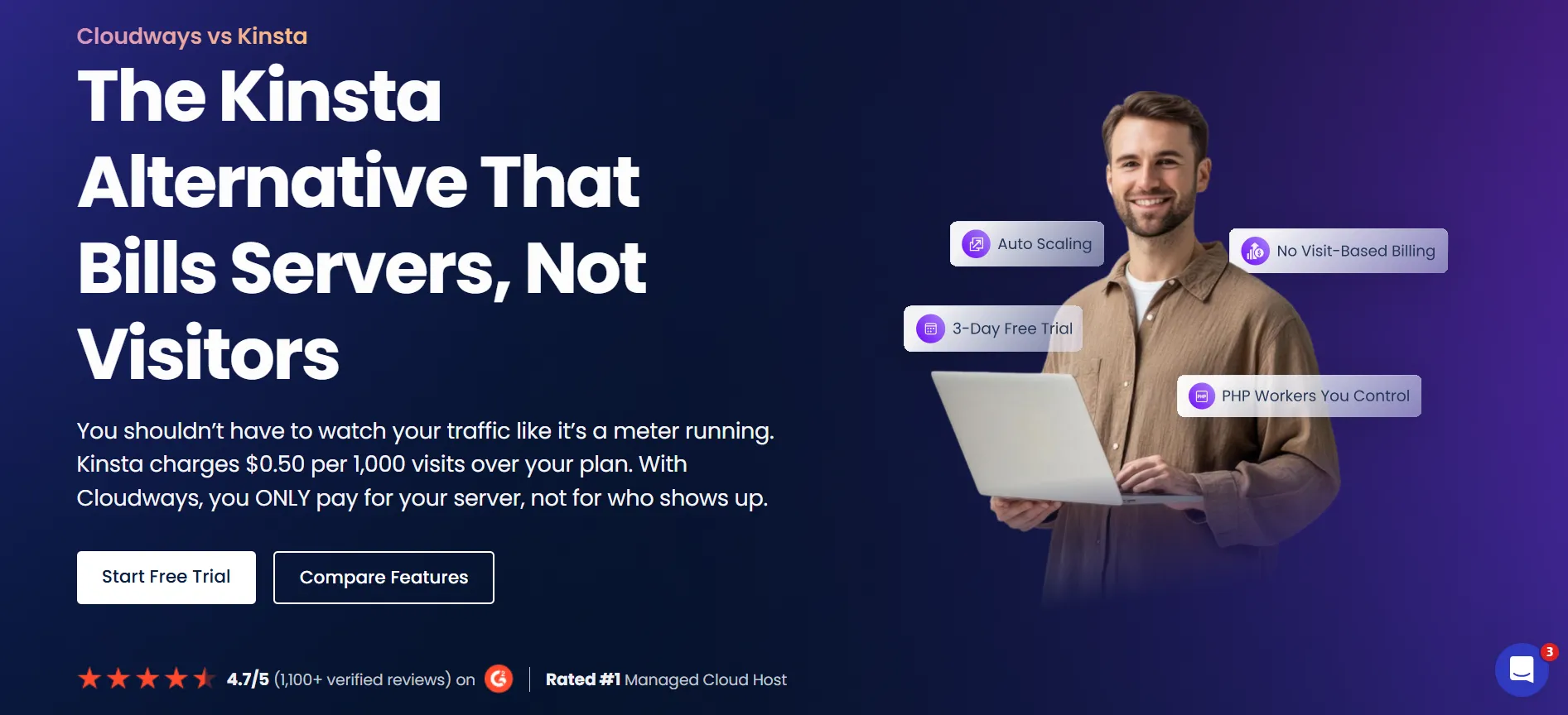 Cloudways vs Kinsta