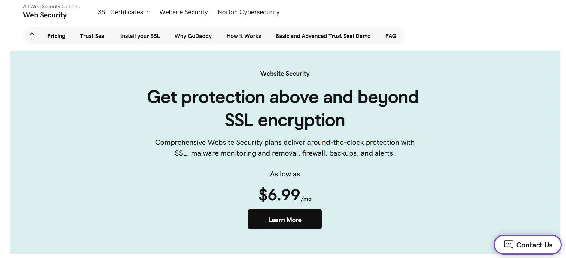 Гарантия защиты SSL от Godaddy