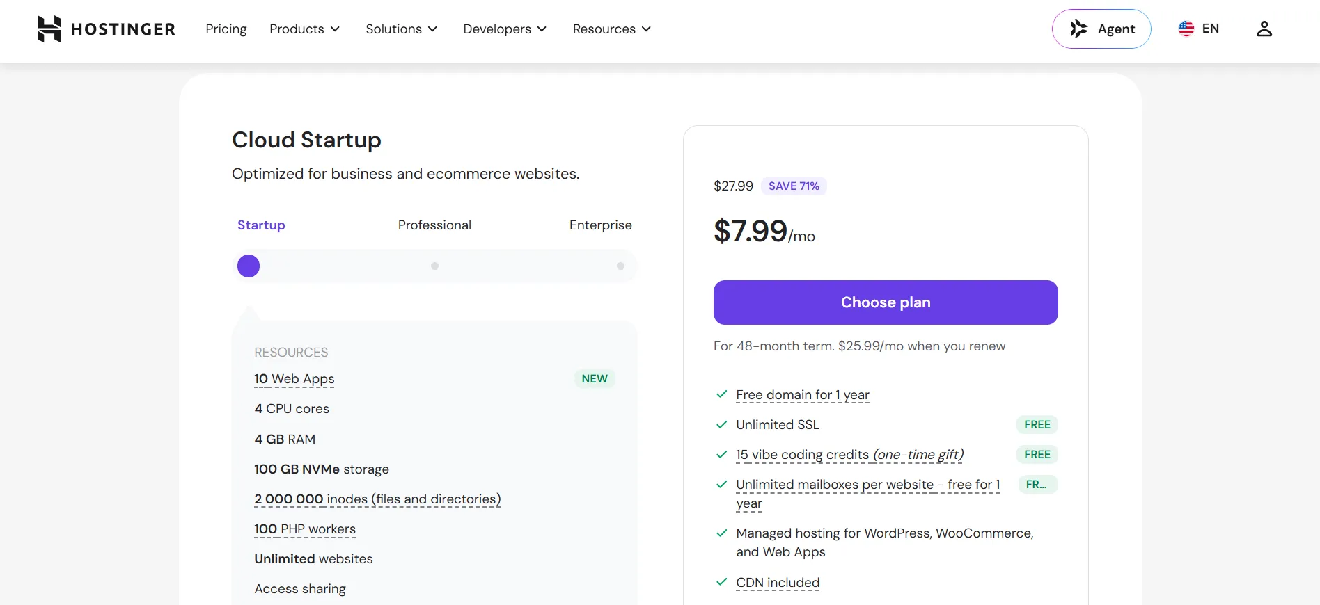 Hosting Cloud Hostinger