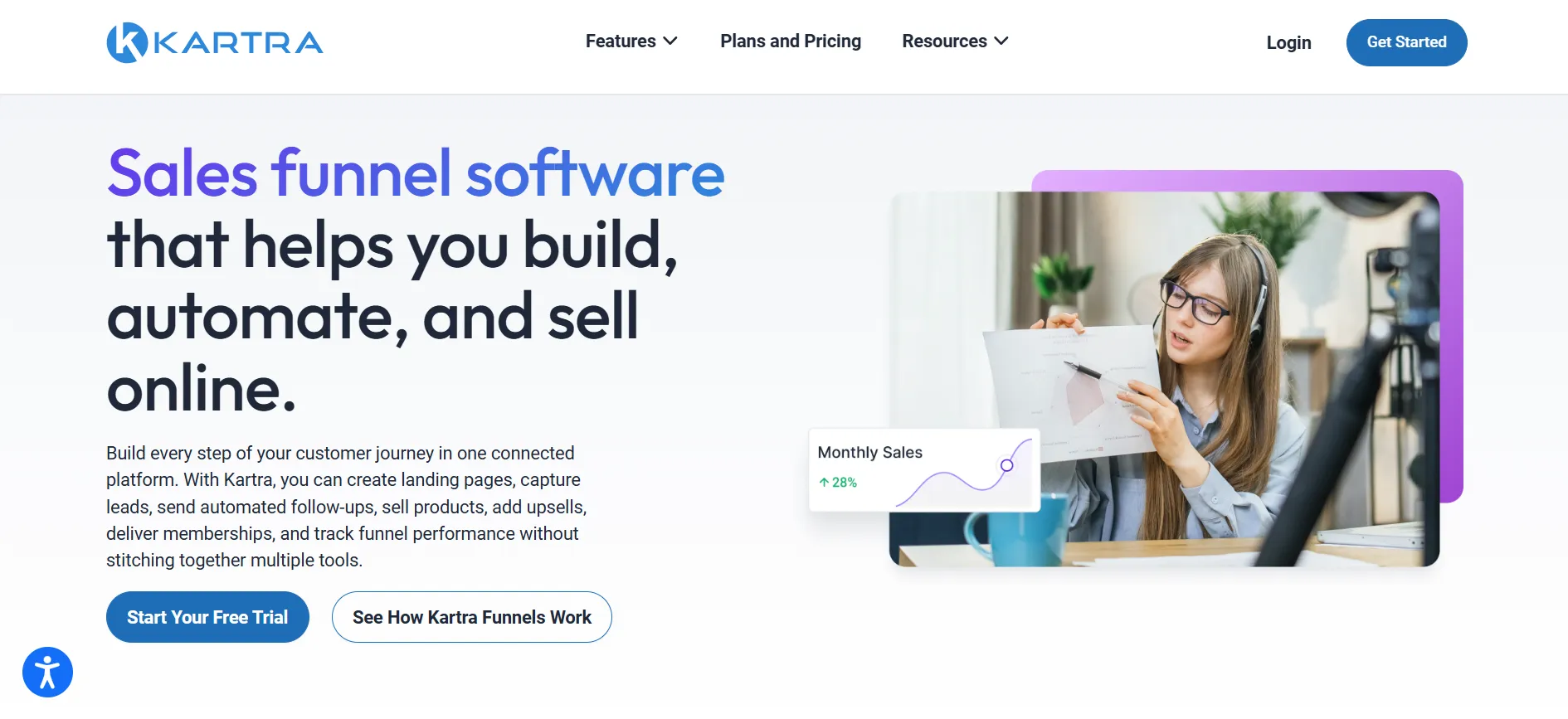Công cụ xây dựng phễu Kartra