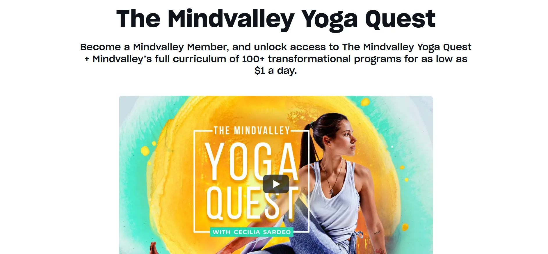 Mindvalley, o formato de busca