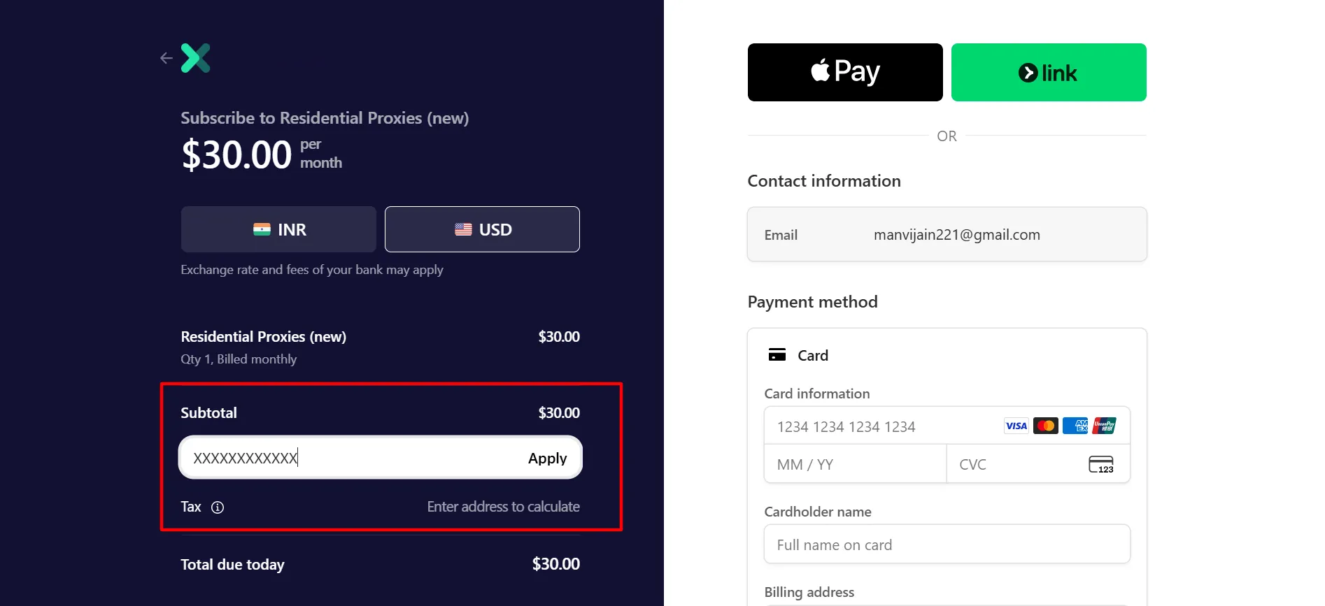 Langkah 3 Login Oxylabs