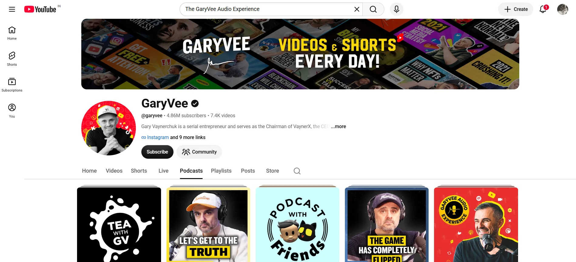 The GaryVee Audio Experience