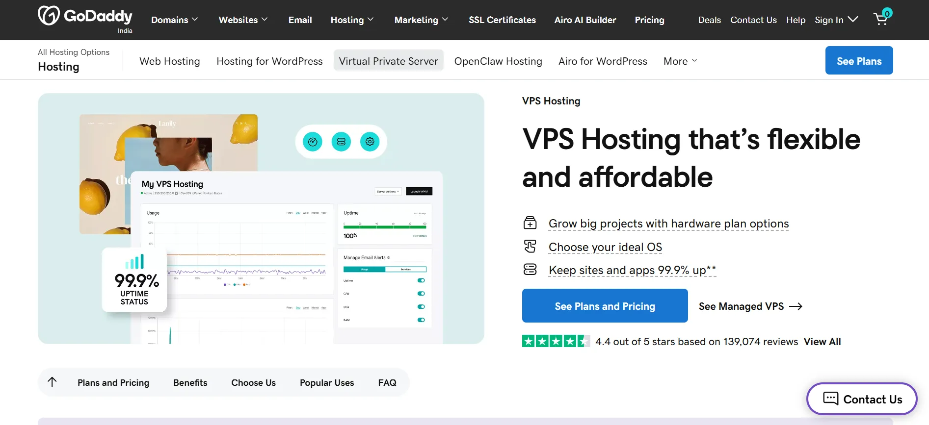 O que é um VPS da GoDaddy?