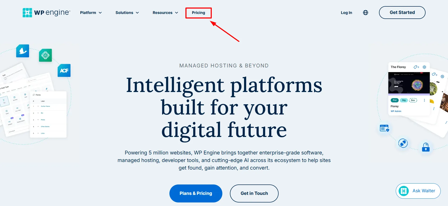 Langkah login WPEngine 1