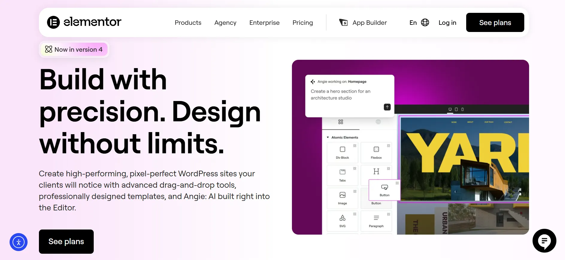 Elementor Visual Drag