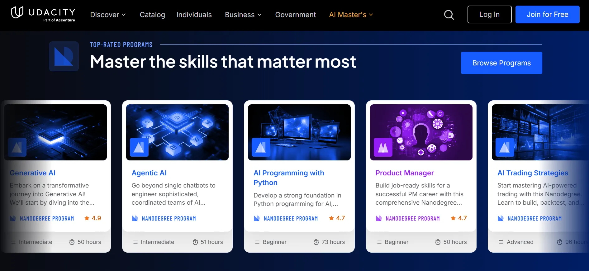 Program nanoDegree Udacity