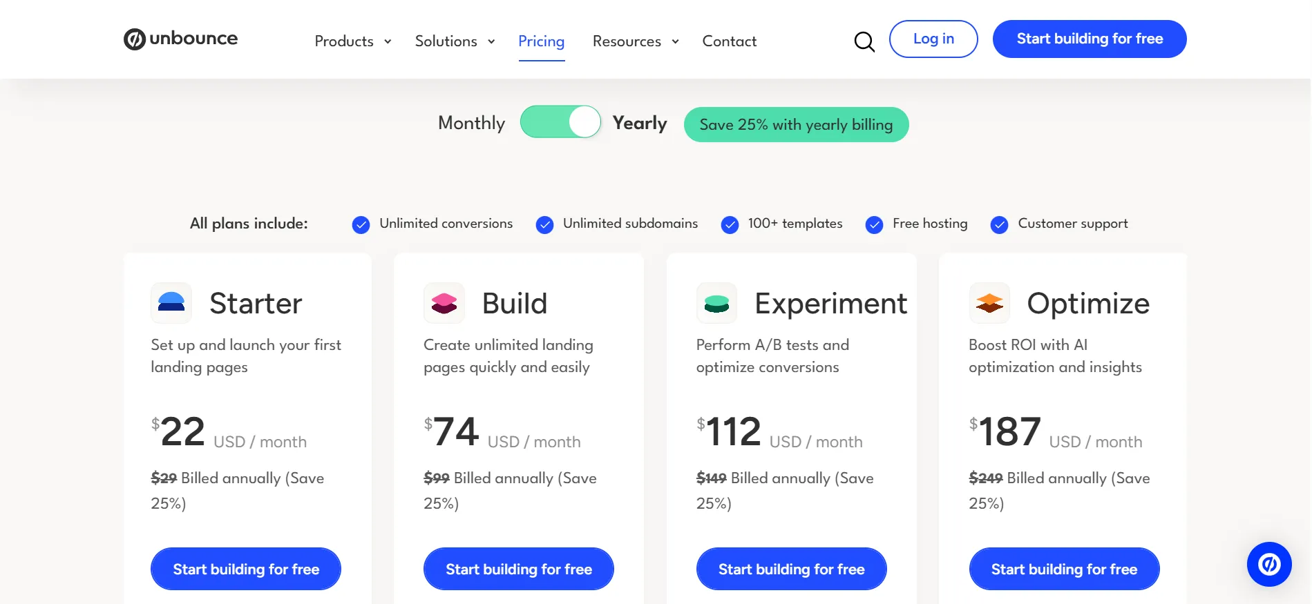Unbounce Login step 2