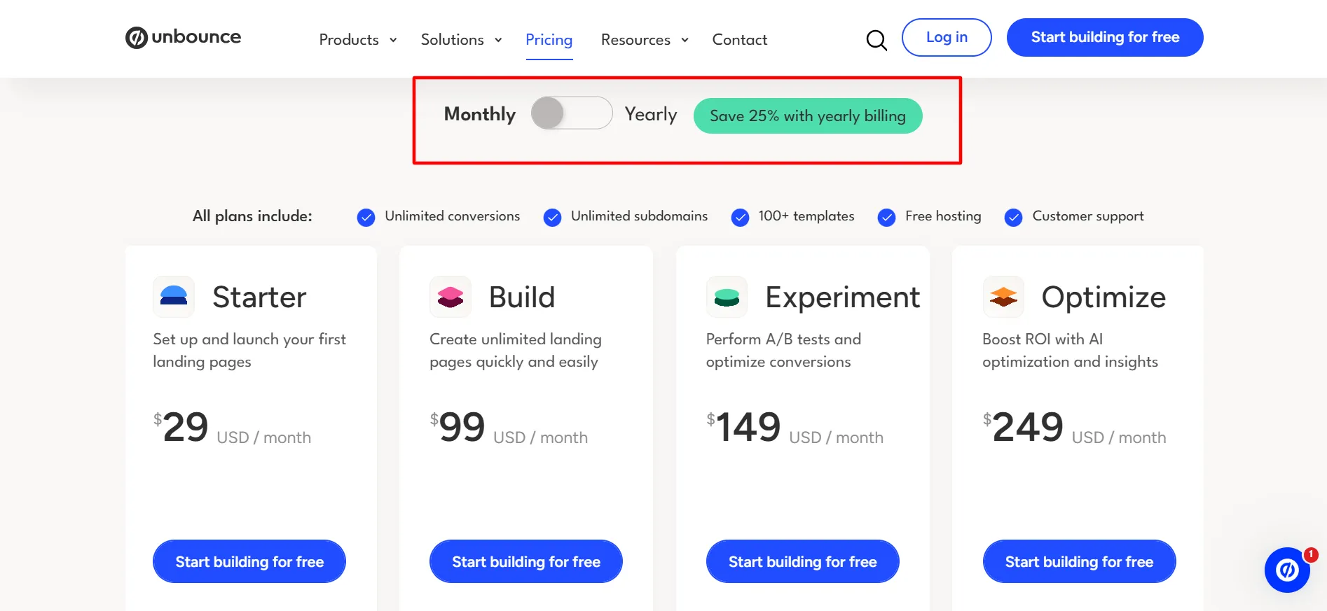 Unbounce Login step 3