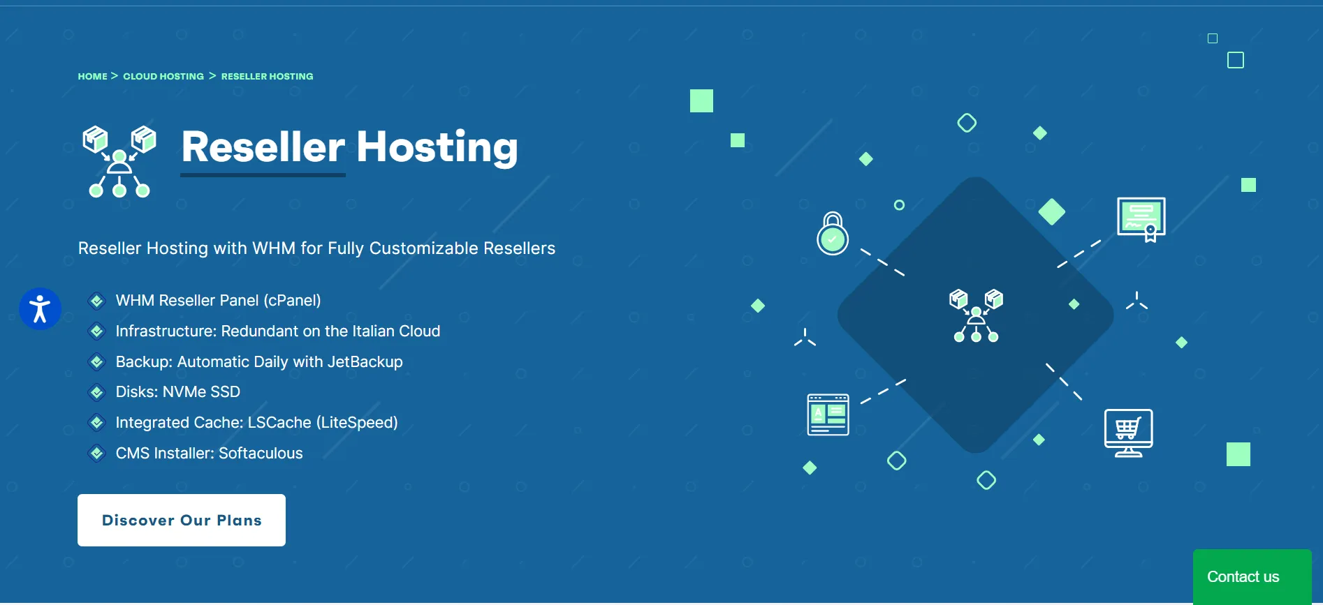 Vhosting Reseller hosting